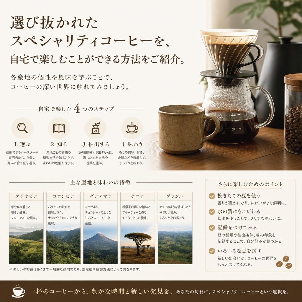 スペシャリティコーヒーの魅力