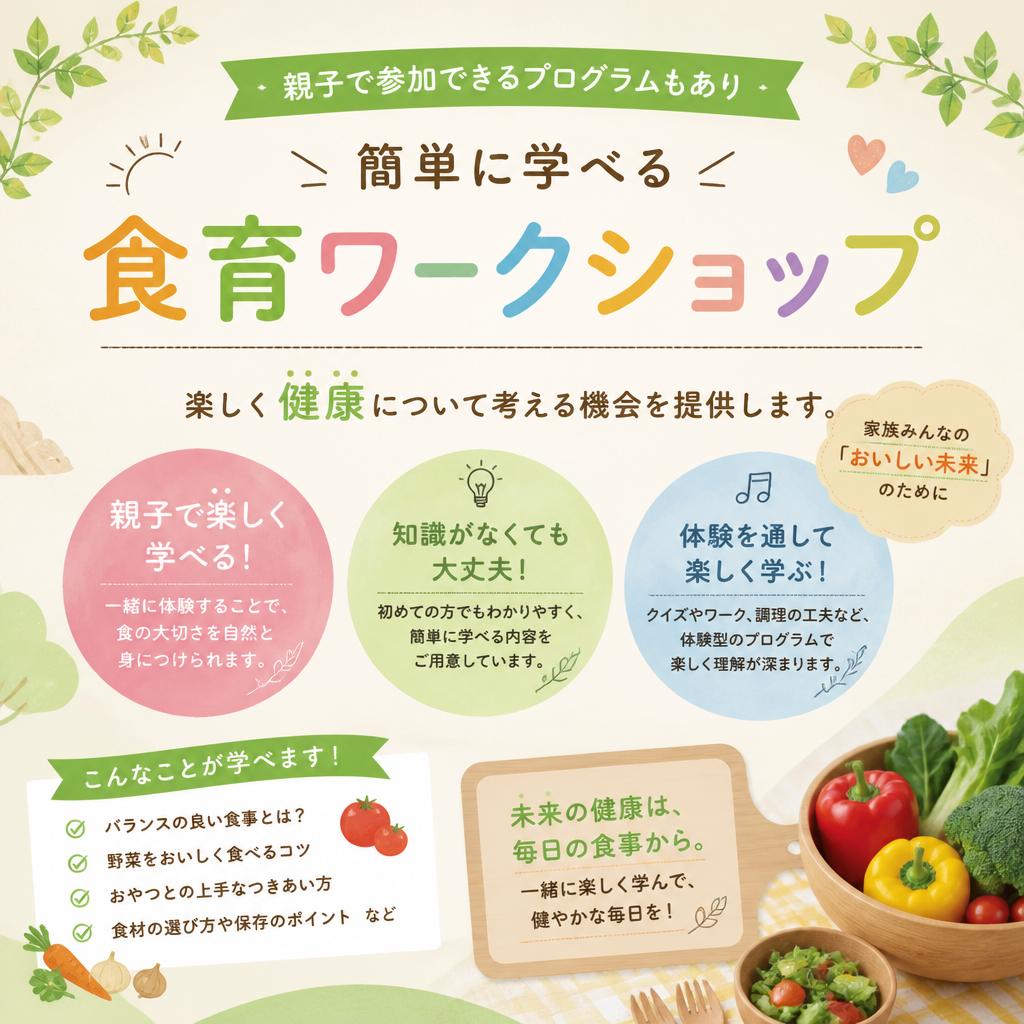 家族で楽しむ食育ワークショップ